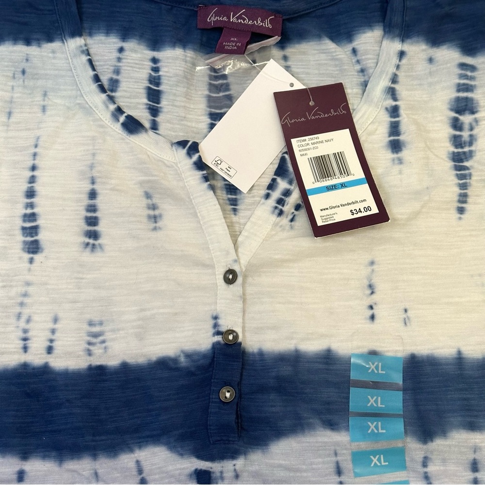 Gloria Vanderbilt s/s tee, XL - Picture 5 of 5